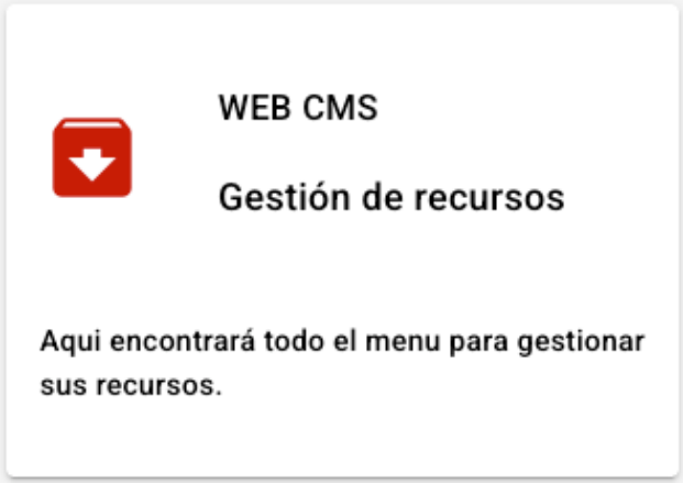 WEB CMS - Resource management
